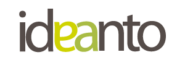 Logo de Ideanto verde y gris