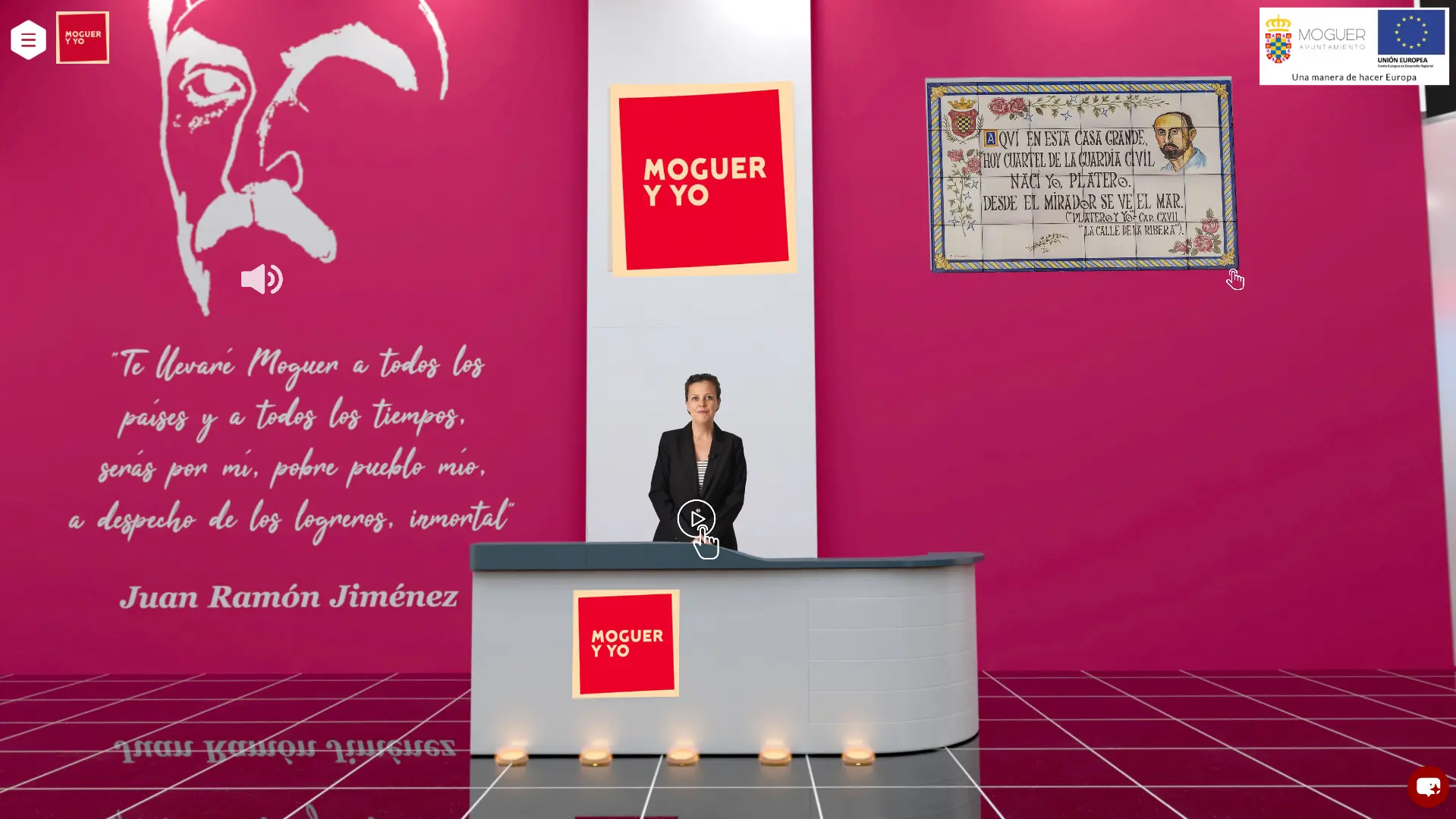 Captura web de la Oficina de Moguer