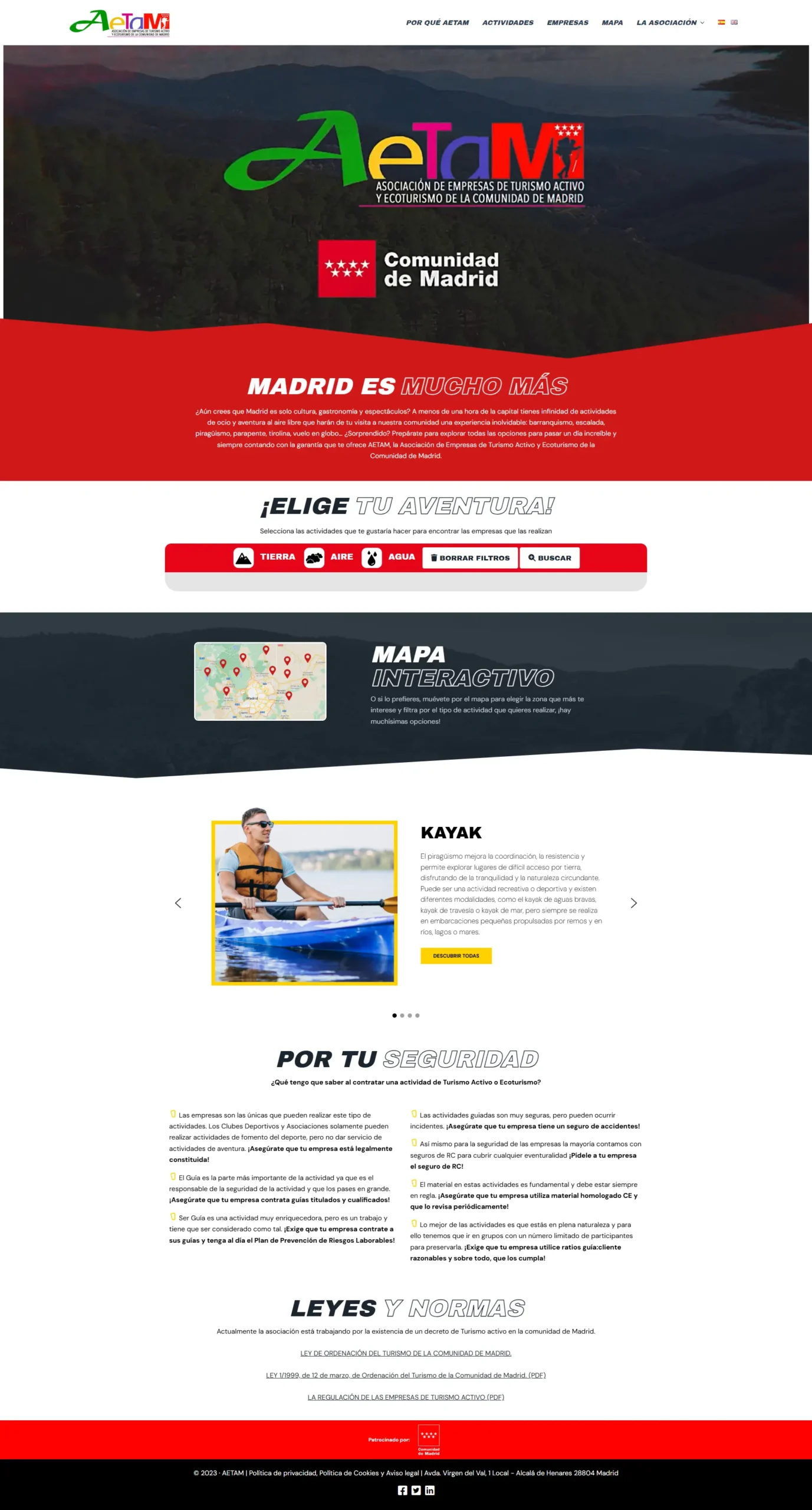 Captura web AETAM