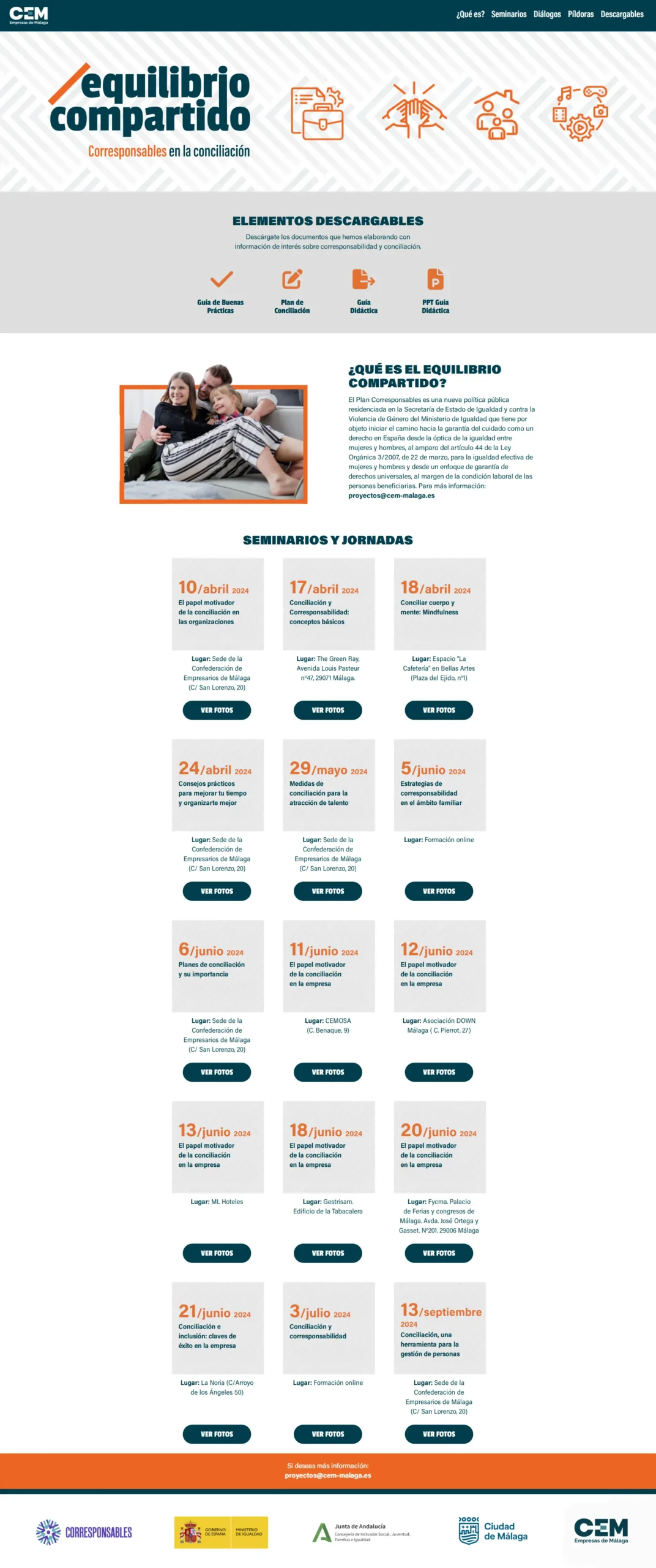 Captura web Malaga Corresponsable