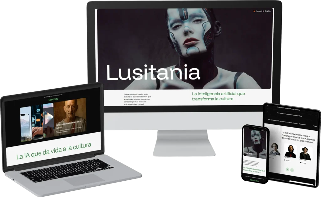 Composición web Lusitania