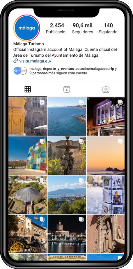 Ejemplo de Redes Sociales Málaga