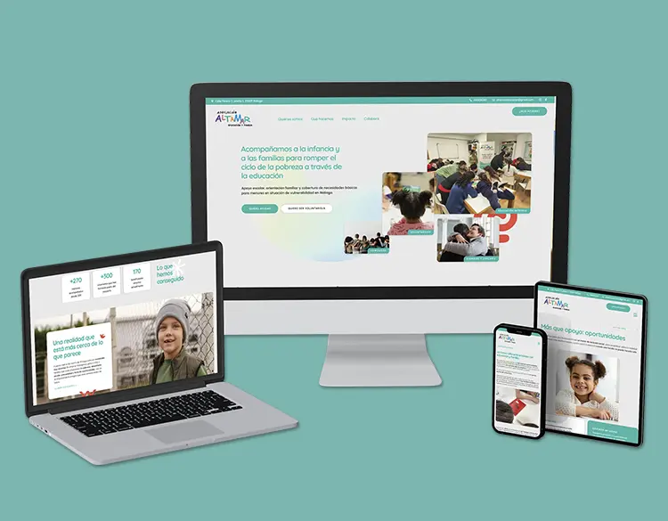 Ver proyecto web Asociación Altamar