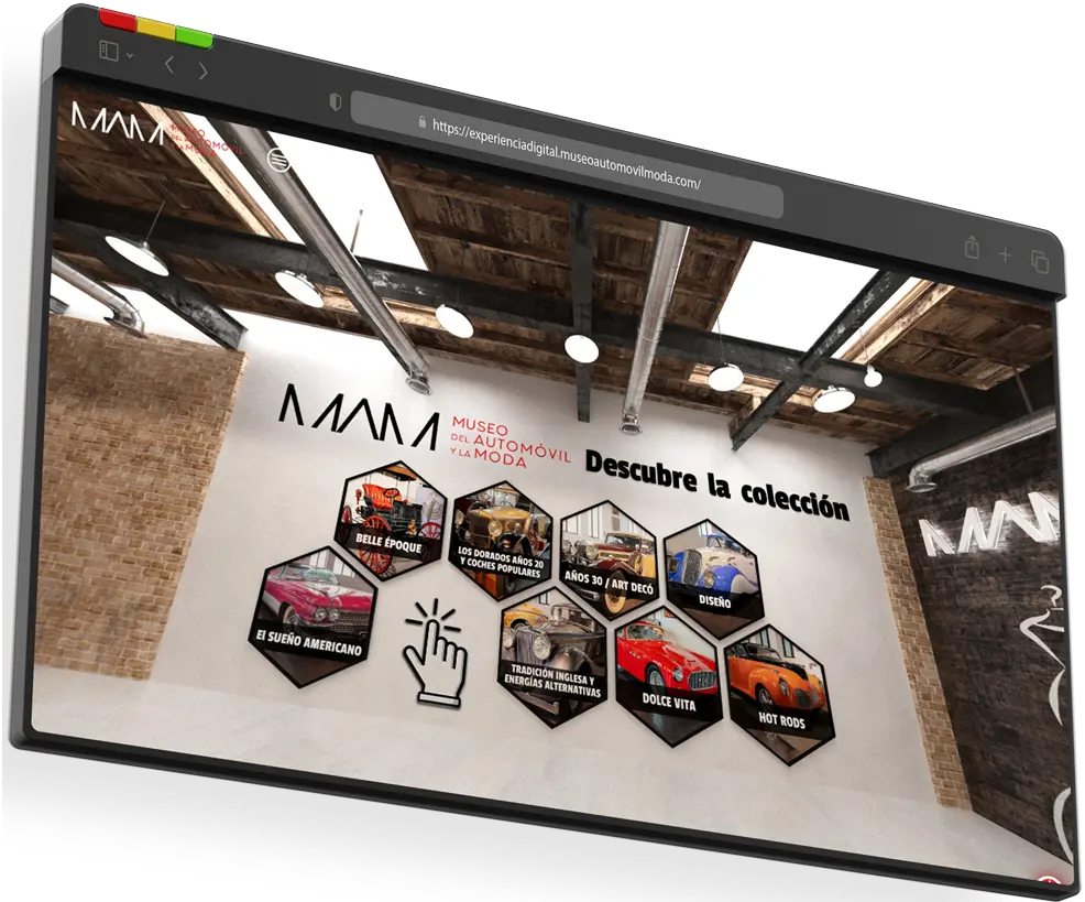 Virtualización Museo del Automóvil y la Moda de Málaga